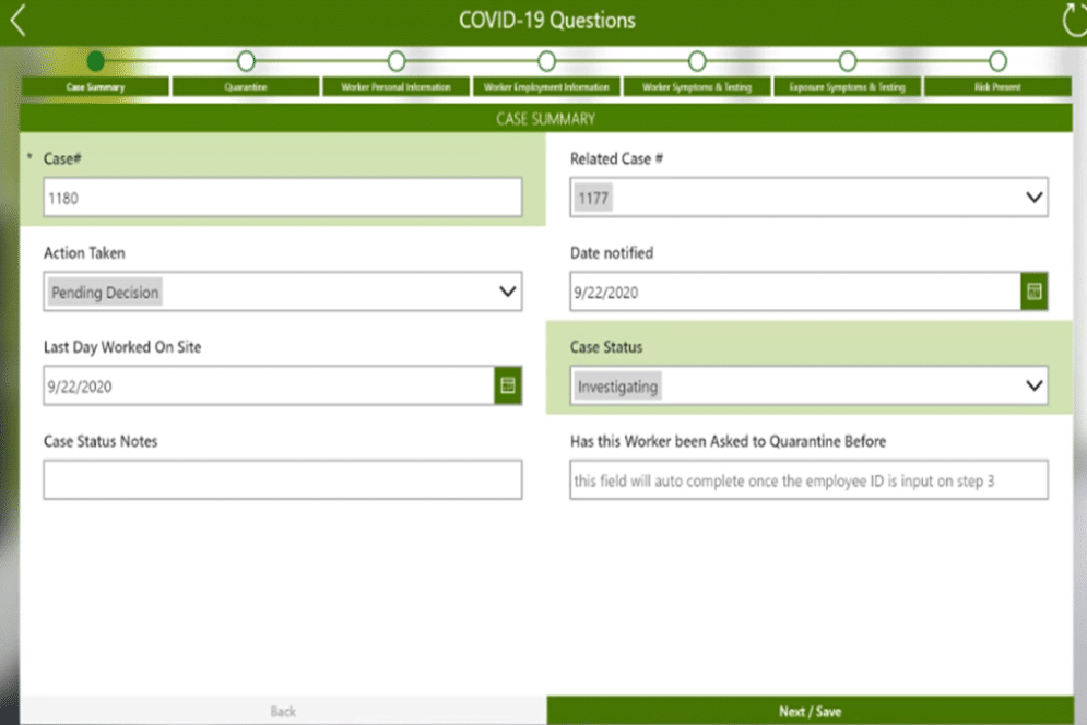 COVID 19 Power Apps 
