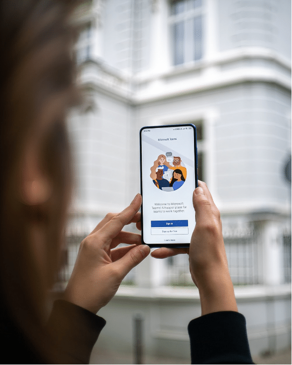 Microsoft Teams on Phone