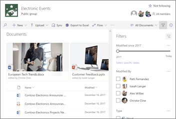 sharepoint modern lists