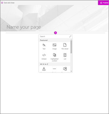 modern pages